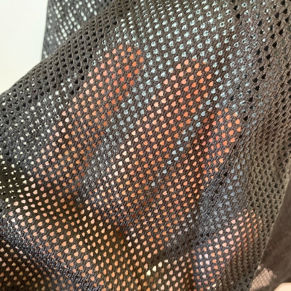 ASOS black and white mesh muscle tank top medium - Picture 3 of 7